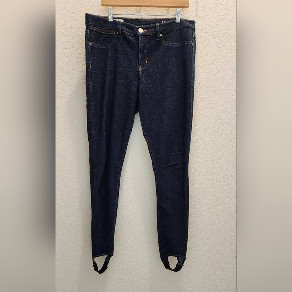 GAP 1969 Dark Blue Stirrup Jeans size 33/16r - Picture 12 of 14